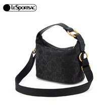 LeSportsac 力士保 乐播诗包包女包提花手提包单肩包外出通勤腋下斜挎包 典雅黑券后322.15元