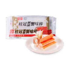 桂冠 涮涮蟹味棒 216g 低脂轻食 蟹棒蟹柳 火锅食材配菜 关东煮麻辣烫