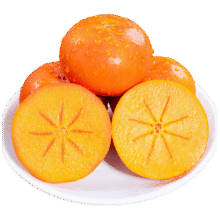 京鲜生 阳丰脆甜柿 净重3斤单果100g+ 中秋水果礼品14.9元 (券后省5,月销6000+)