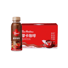 Tim Hortons Tims咖啡饮料即饮醇享摩卡咖啡下午茶含奶饮料300ml*15瓶整箱装85.6元（需领券，合28.53元/件）