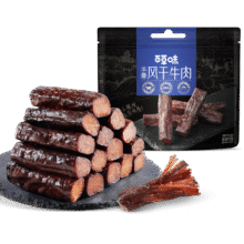 百草味 手撕风干牛肉 散称约500g/400g混发59元