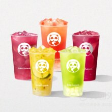 美团 茶百道 果饮N选2兑换券·1张 可配送可自取双杯19.5元（合9.75元/杯） 原价32元