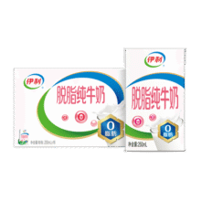伊利脱脂纯牛奶16盒/箱 0脂肪 脱脂牛奶运动减脂推荐中秋礼盒 250ml*16盒/箱54.8元 (满59减15,券后省5)