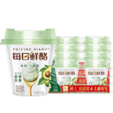 蒙牛（MENGNIU）每日鲜酪低温牛油果风味酸奶酸牛乳发酵乳 牛油果味 100g×12杯35.9元 (券后省10)