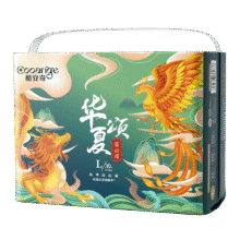 酷安奇 COOANGE华夏颂拉拉裤L码60片（9-14kg）新生儿尿不湿【品牌直供 安心品质】98.9元 (满219减108,券后省0.9,月销1000+)