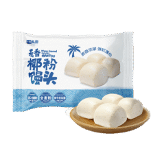 七鲜私厨 A2鲜牛乳 椰粉全麦馒头800g、24只