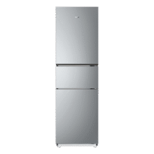海尔（Haier）冰箱【旗舰新品】226升三开门冰箱双变频三门风冷无霜电冰箱银色黑金净化以旧换新 三门三温区+风冷无霜2037元 (每满1999减438,券后省150)