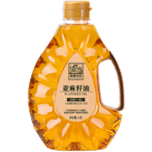 亚麻公社 亚麻籽油物理冷压榨一级食用油胡麻油1.8L96.5元