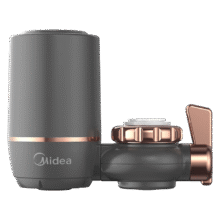 美的（Midea）净水器水龙头过滤器家用自来水滤水器直饮前置过滤器厨房卫生间通用除水垢除余氯双出水可清洗滤芯 一机三芯【两年免换滤芯】82.28元（需领券）
