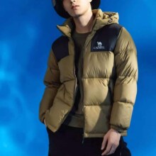 骆驼（CAMEL）户外羽绒服冬季加厚保暖男女防风防泼水石墨烯面包服外套378.59元包邮（买三免一低至271.67元/件）