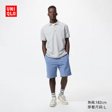 UNIQLO 优衣库 男装/男女同款弹力松紧短裤/五分裤/休闲中裤/起居裤479725 63 天蓝色 3XL