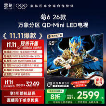 雷鸟 FFALCON 鹤6 26款系列 55R69A 液晶电视 55英寸 4K 标准版
