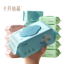 十月结晶 婴儿手口柔湿巾 80抽*5包