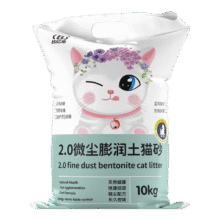 比亿奇 膨润土无尘除臭猫砂 原味 10斤