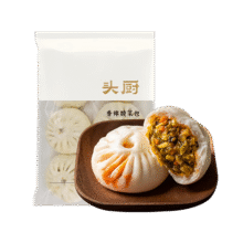 需试用、首购：头厨老面香辣老坛酸菜包子360g*2共12个手工包制早餐半成品速食14.9元