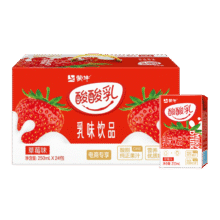 蒙牛 酸酸乳 乳酸菌饮料 250ml 1箱 草莓味 *24盒24.9元