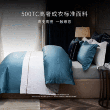 五星级酒店同款舒适睡眠！康尔馨 五星级酒店 100支贡缎新疆长绒棉四件套 诺丁汉 1.5/1.8米床￥361.86 3.7折