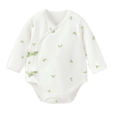 babylove婴幼儿包屁衣春秋轻薄新生儿三角哈衣初生宝宝居家爬服满月衣服 萌芽初露 52cm39元 (券后省30)