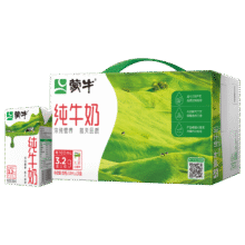 微信小程序：蒙牛 全脂 纯牛奶 3.2g蛋白质 盒装 250ml 24盒