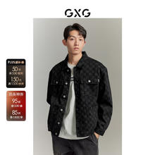 GXG 男士印花牛仔夹克外套