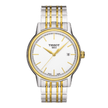 预售：TISSOT 天梭 卡森系列 瑞士石英男士钢带腕表1375元 包邮（定金100元）