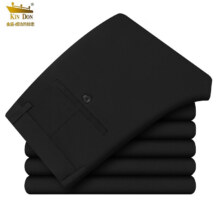 KIN DON 金盾 春秋款男士四面弹商务直筒休闲西裤 GD-DG80546.9元（需领券）