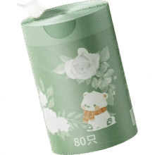 免撕山茶花垃圾袋30抽1卷1元