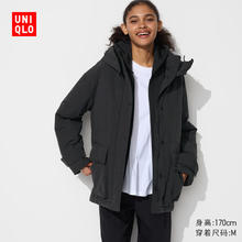 UNIQLO 优衣库 女装高性能复合大衣/智暖衣时尚科技保暖外套469899 09 黑色 L /160/88A券后223.44元
