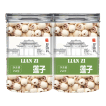 苓仙谷莲子新鲜干货去芯无心白莲子正宗中药材非特级江西特产熬粥煲汤  【颗粒饱满】莲子250g*110元 (每满300减50,券后省3)