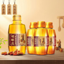 胡姬花古法小榨花生油874ml组合 小瓶装一级压榨食用油 400ml+158ml*3（4瓶共874ML）20.5元（需领券）