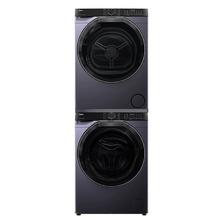 大件超省：海尔 Haier 云溪冠军版 XQG100-BLDE557B+GA100-S557B 热泵洗烘套装 灰色系