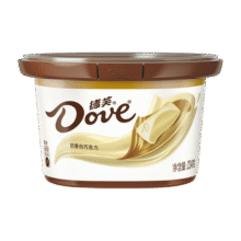 德芙（Dove）巧克力碗装休闲食品儿童充饥解馋零食糖果520情人节礼物生日礼品 奶香白巧碗装234g23.9元 (券后省3)