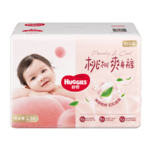 Huggies/好奇 铂金装小桃裤 XL码 拉拉裤 96片81.9元