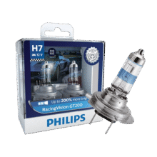 飞利浦（PHILIPS）新极速光 增亮型 车灯汽车灯泡卤素灯2支装 H7 3500K229元