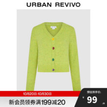 UR2024冬季新款女装时尚减龄撞色纽扣软糯针织开衫UYY94005987元 (券后省12)