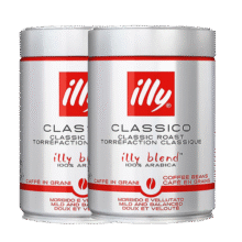意利（illy）咖啡豆250g罐装意大利进口手冲意式咖啡豆 100%阿拉比卡26年12月 中度咖啡豆250g*2罐+黑咖20g162.9元