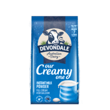 德运（Devondale）全脂成人奶粉1kg*2件77.86元（合38.93元/件）