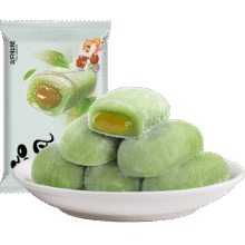 三只松鼠抹茶和风麻薯糯米糕点手工特色零食办公室小吃 150g/袋3.9元
