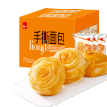 泓一手撕面包2斤 早餐面包吐司休闲零食营养代餐饱腹下午茶1000g10.9元