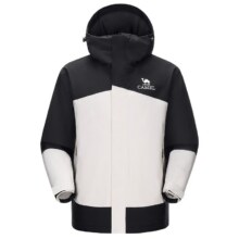 骆驼男装AK80硬壳防水棉服棉袄冬季男外套夹克徒步加厚户外登山服195.2元（需领券）