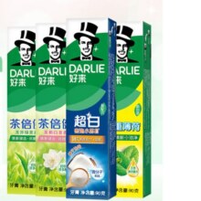 DARLIE/黑人 超白小苏打90g+双重薄荷90g+龙井绿茶90g+茉莉白茶90g 牙膏 4支共360g23.9元（需领券）