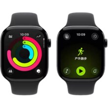 Apple/ 苹果 Apple Watch Series 11 GPS版/GPS+蜂窝版运动智能手表国行正品 亮黑色铝金属表壳；黑色运动型表带 42mm GPS S/M2799元