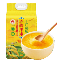 十月稻田 赤峰黄小米 5斤（内蒙古敖汉旗小米 早餐粥米 五谷杂粮2.5kg）28.66元（合14.33元/件）