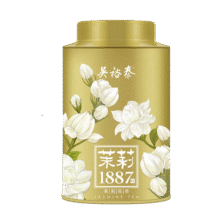 吴裕泰茶叶茉莉花茶1887 特种全芽茉莉绿茶八窨纯芽花草茶40g/罐84.9元 (券后省5)