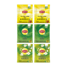 立顿Lipton 红茶绿茶茉莉花组合6包装12.9元
