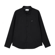JACK&JONES 杰克琼斯 秋冬季新款商务莫代尔抗皱衬衫 E40黑色 常规券后228.2元