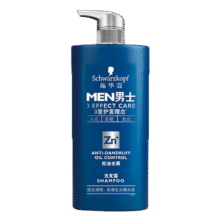 PLUS会员：Schwarzkopf/施华蔻 男士控油去屑 洗发水 450ml30.24元（需领券）
