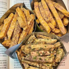 芋头条  原味+椒盐+海苔+蟹黄各1袋  每袋100g19.9元（需领券）