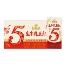 伊利 新鲜日期 谷粒多生牛乳五红 200ml*16盒 中秋送礼盒装30.06元（需领券）