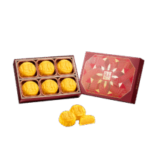 半岛迷你奶黄月饼6粒中秋节送礼港式月饼210g139.1元